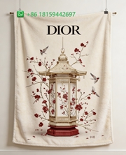 Dior Throw Blankets